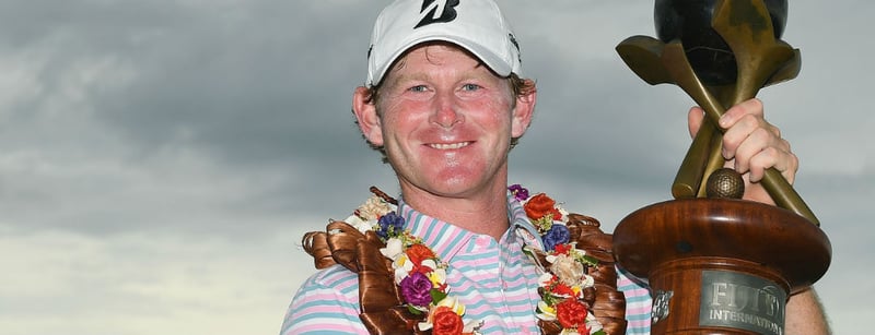 Brandt Snedeker strahlt: Nach dem Ryder Cup ist der US-Pro auch in der Südsee siegreich. (Foto: Getty)