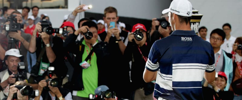 Martin Kaymer nach seinem Triumph bei der WGC - HSBC Champions im Jahr 2011.