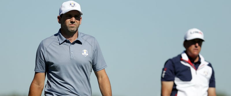 Sergio Garcia und Phil Mickelson spielten beim 41. Ryder Cup eine Runde für die Geschichtsbücher. (Foto: Getty)