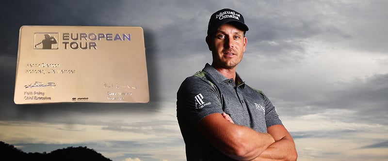 Henrik Stenson European Tour lebenslange Ehrenmitgliedschaft