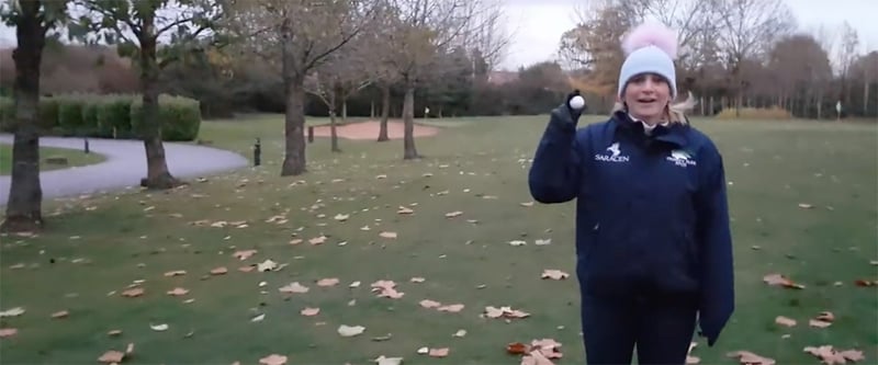 Hole-in-One in erster Golfstunde Golf Video