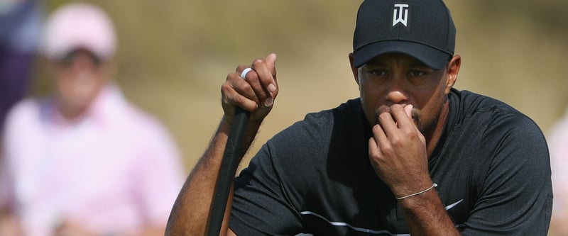 Tiger Woods machte bei seinem Comeback bei der Hero Wolrd Challenge zum Auftakt lange eine gute Figur.