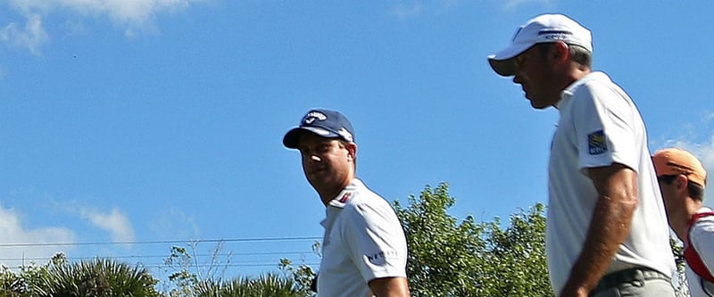 Auch im vergangenen Jahr kämpften Matt Kuchar und Harris English um den Sieg - und verloren. Können sie dieses Mal beim Franklin Templeton Shootout triumphieren? (Foto: Getty)