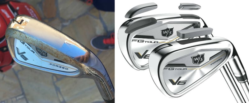 Marcel Siems Wilson Staff FG Tour V6 Eisen haben schon einiges auf dem Kasten. (Foto: Golf Post / Wilson Staff)