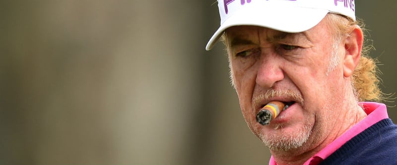 Miguel Angel Jimenez ist nicht glücklich darüber, dass er in der Kapitänsauswahl für den kommenden Ryder Cup übergangen wurde. (Foto: Getty)