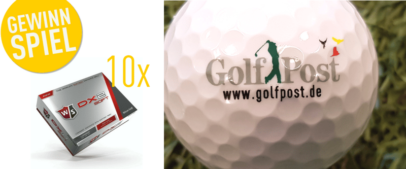 Jetzt mit den Golf Post Logobällen in die Golfsaison 2017 starten! (Bild: Wilson Staff)