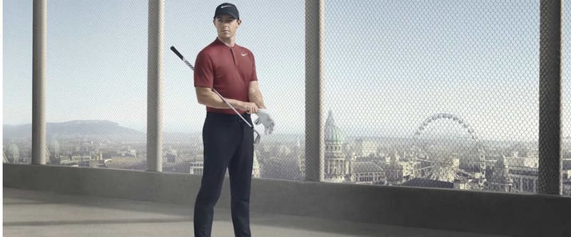 Rory McIlroy verlängert kurz vorm Masters beim amerikanischen Sportriesen Nike seinen Vertrag mit einer utopischen Summe. (Foto: Twitter @RLonges)