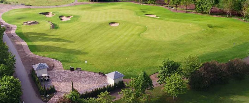 Das neue Wedge-o-Drom aus der Vogelperspektive. (Foto: Golf Club St. Leon-Rot)