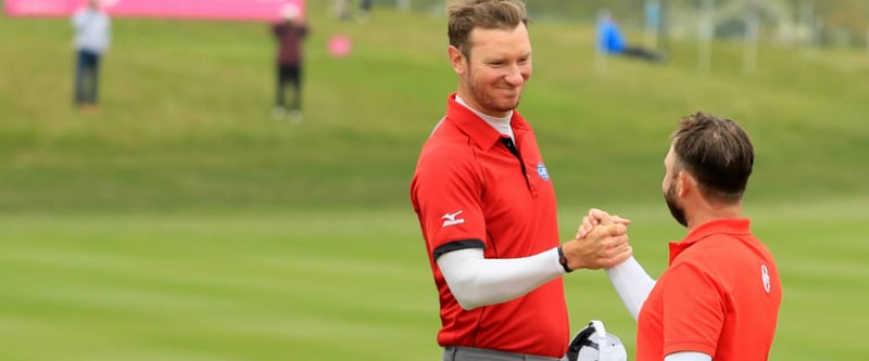 England gewinnt Gruppe A beim Auftakt der GolfSixes. (Foto: Getty)