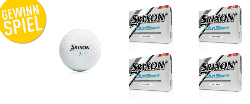 Gewinnen Sie jetzt 3 x 4 Dutzend UltiSoft Golfbälle von Srixon.