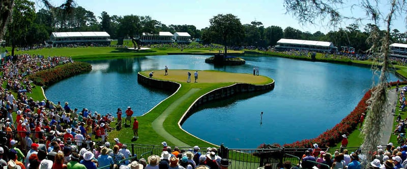 Loch 17 im TPC Sawgrass ist häufig einer der 