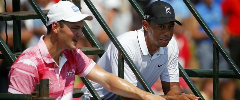 Martin Kaymer steht Tiger Woods in einer schweren Zeit zur Seite. (Foto: Getty)