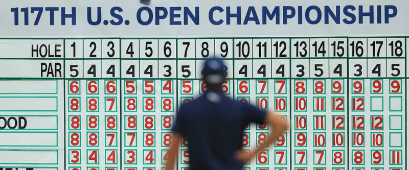 Mit einer herausragenden Leistung sichert sich Brooks Koepka den Sieg bei der US Open 2017. (Foto: Getty)