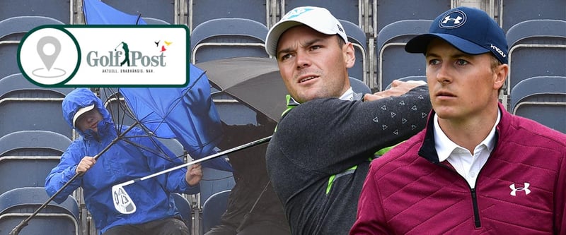 Während Martin Kaymer (l.) bei der British Open lange um den Cut zittern muss, zieht Jordan Spieth an der Spitze seine Kreise.