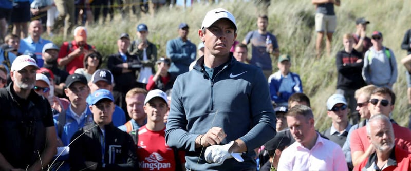 Rory McIlroy kam bei der British Open 2017 erst spät in Fahrt. (Foto: Getty)