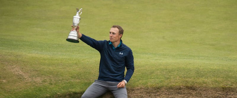 Jordan Spieth verdiente sich bei der Open Championship in einem spannenden Finale den Claret Jug. (Foto: Getty)