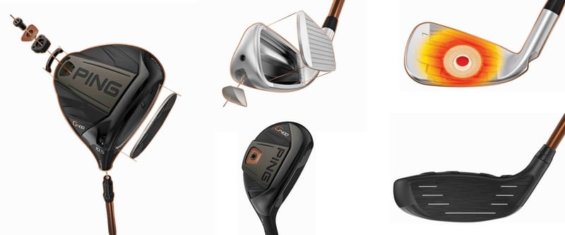 Die Ping G400 Serie umfasst drei Driver, Fairwayhölzer, Hybrids, Eisen und das sogenannte Crossover. (Foto: Ping)