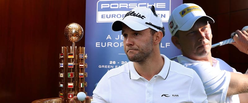 Maximilian Kieffer (l.) ud Marcel Siem führen eine große deutsche Riege in die Porsche European Open vor den Toren Hamburgs.