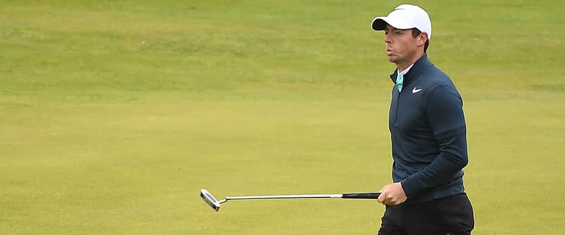 Rory McIlroy Schwierigkeiten Putter Equipment TaylorMade Irish Open 2017