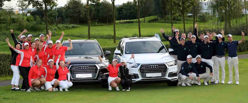 Die Mannschaften aus St. Leon-Rot (li.) und Hubbelrath konnten ihre Titel beim Final Four verteidigen. (Foto: DGV)