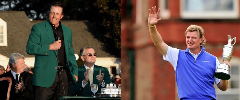 Zwei Legenden feiern bei der PGA Championship ihr 100. Major-Jubiläum. (Foto: Getty)