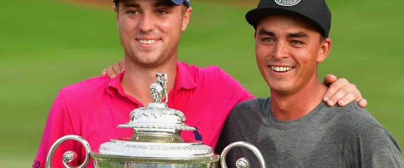 Erneut war Rickie Fowler nur Zuschauer, als einer seiner besten Freunde auf der Tour, Justin Thomas, seinen ersten Majorsieg bei der PGA Championship 2017 feierte. (Foto: Getty)