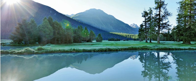 In Samedan bei St. Moritz wird bereits seit 125 Jahren der Golfschläger geschwungen.