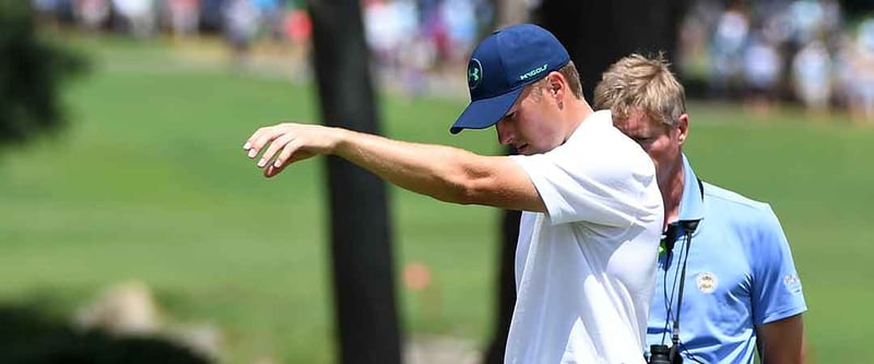 Jordan Spieth vergibt bei der PGA Championship 2017 am Moving Day die letzte Siegchance. (Foto: Getty)