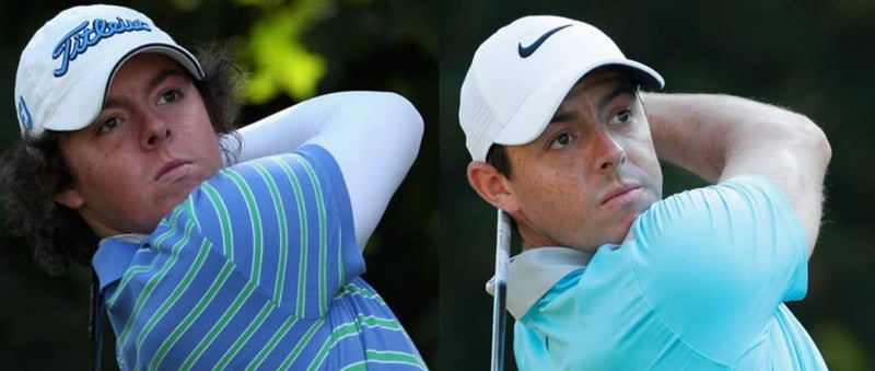 Rory McIlroy, der genau vor 10 Jahren ins Profilager wechselte. Seitdem ist viel passiert. (Foto: Twitter@GolfMonthly)