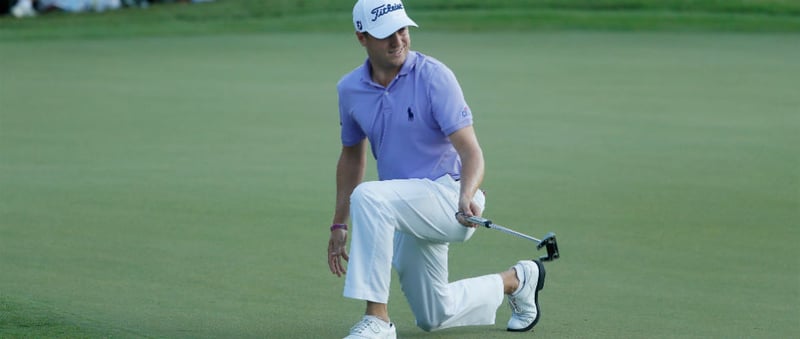 Justin Thomas nimmt seinen verpassten Sieg bei der Tour Championship und seine Saisonstatistik aufgrund des FedExCup- und PGA-Championship-Sieges recht locker. (Foto: Getty)