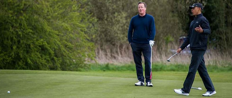 Golfende Politiker (Foto: Getty)