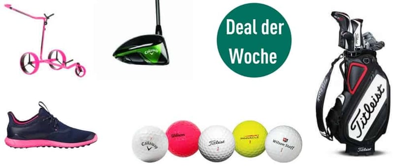 Sichern Sie sich im Deal der Woche bei Golf Post die perfekten Weihnachtsgeschenke. (Foto: JuCad/Callaway/Wilson/Titleist/Puma)