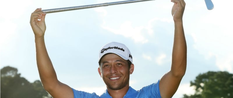 Der Rookie of the Year Xander Schaufele beim Gewinn der Tour Championship 2017. (Foto: Getty)