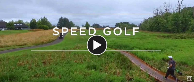 Bei Adventures in Golf stellt sich Erik Anders Lange dem Speedgolf. (Foto: Screenshot)