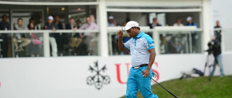 Der Inder S.S.P Chawrasia spielt zwei beeindruckende Runde bei der UBS Hong Kong Open. (Foto: Getty)