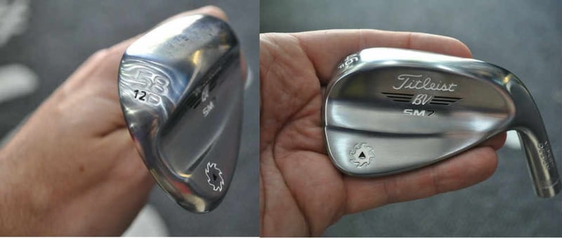 Die neuen Vokey Wedges gehen in die siebte Generation. Zurzeit befinden sich die Prototypen in den Bags der Tour-Spieler. (Foto: Twitter @GolfHub_)