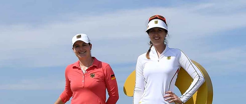 Caro Masson (li.) und Sandra Gal sind die bestplatzierten deutschen Spielerinnen in der Golf Weltrangliste. (Foto: Getty)