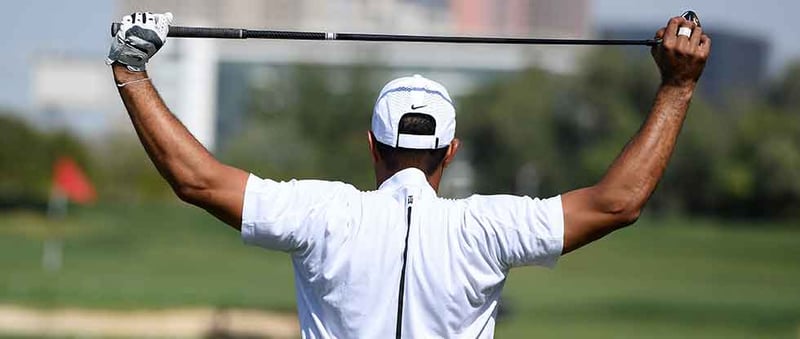 Tiger Woods verbringt vor einer Turnierrunde viel Zeit auf der Driving Range. (Foto: Getty)