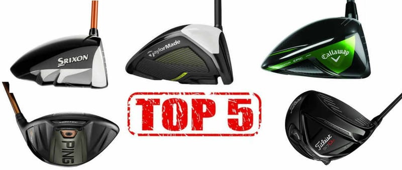 Die besten Driver der Saison 2017 im Überblick. (Foto: TaylorMade, Callaway, Titleist, Ping und Srixon)