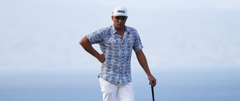 Rickie Fowler trägt die neue Aloha Kollektion von Puma Golf beim Tournament of Champions. (Foto: Getty)