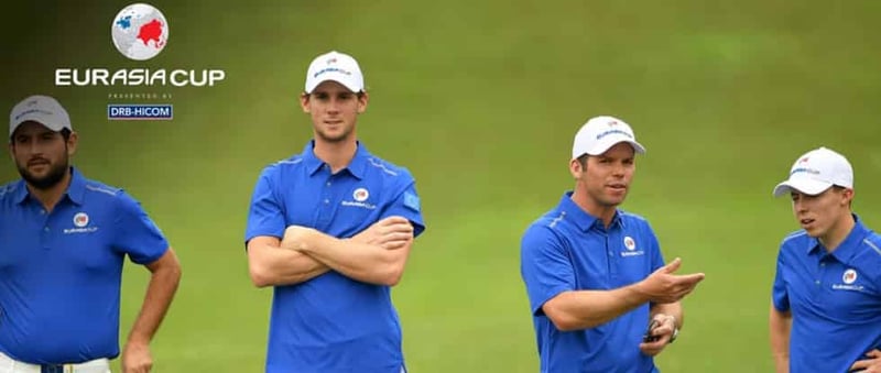 Das europäische Team kann beim EurAsia Cup erneut nicht vollends überzeugen, hat den Sieg aber noch in den eigenen Händen. (Foto: instagram.com/europeantour)