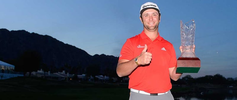 Jon Rahm gewinnt die CareerBuilder Challenge 2018 im Stechen. (Foto: Getty)