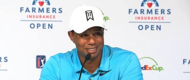 Bei der letzten Pressekonferenz vor seinem achten Comeback gibt Tiger Woods zu, dass sich seine Erwartungen geändert haben. (Foto: Twitter/golfchannel)