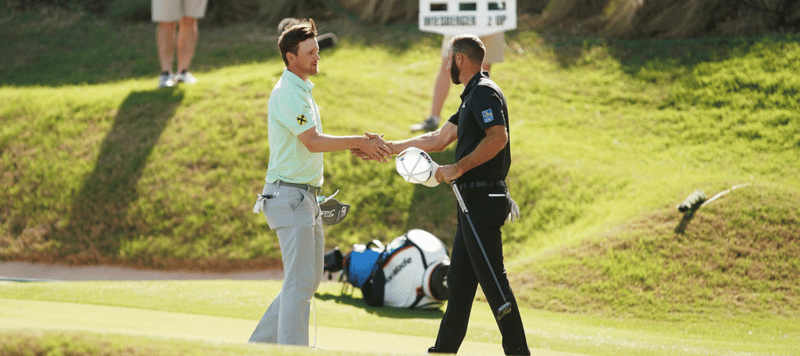 Bernd Wiesberger geht als Sieger aus dem Duell mit Dustin Johnson hervor. (Foto: Getty)