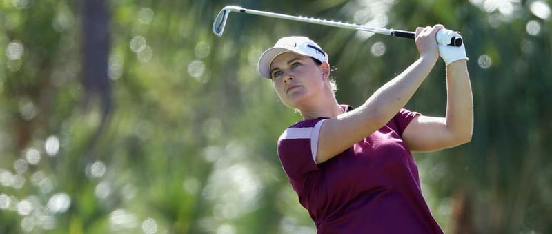 Caroline Masson platziert sich vor Moving Day gleich hinter der Top 10 und bringt sich in Position. (Foto. Getty)