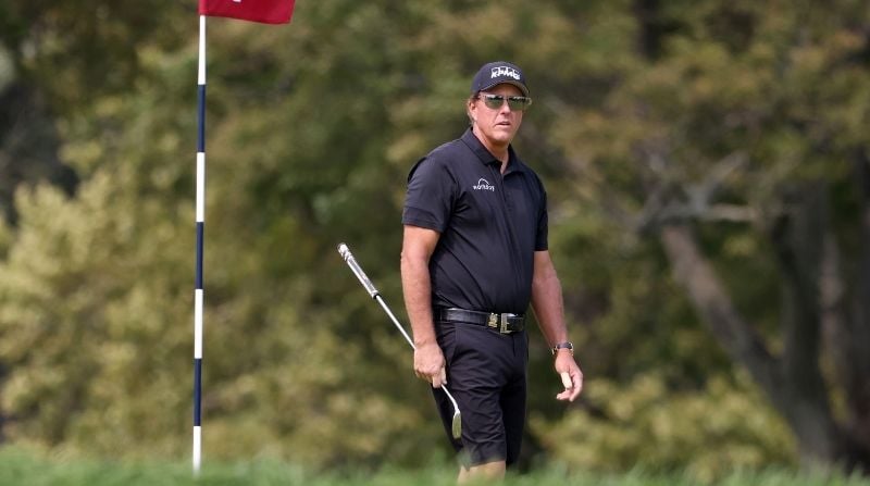 Phil Mickelson ist zeigt Ihnen wie man vor dem Grün agieren sollte. (Foto: Getty)