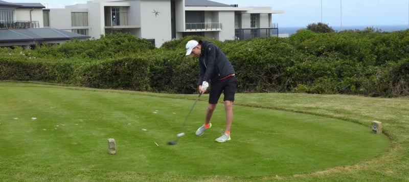 Henry Ost macht seit Herbst 2017 Krafttraining und ist dadurch ein besserer Golfer geworden. (Foto: privat)