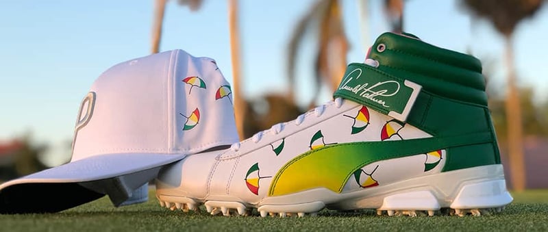 Puma Golf Arnold Palmer Schuh und Cap Sondermodelle zu gewinnen