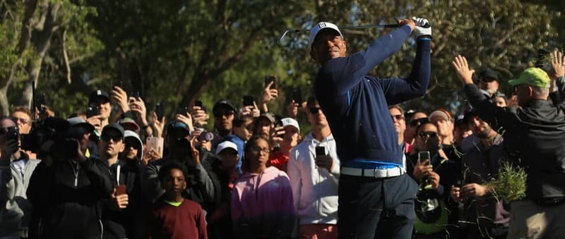 Tiger Woods zeigt auf der PGA Tour erneut eine starke Leistung. (Foto: Getty)