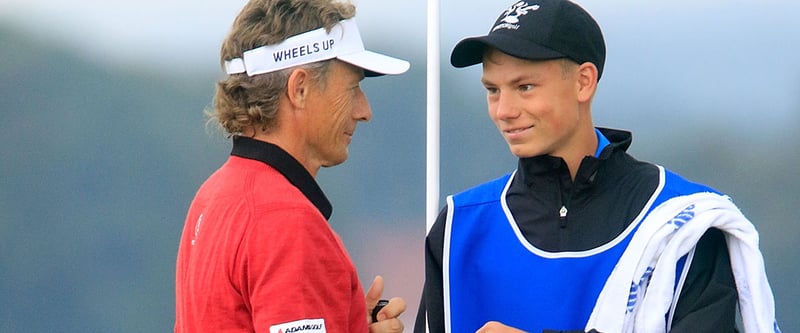 Bernhard Langer mit seinem Sohn Jason. (Foto: Getty)